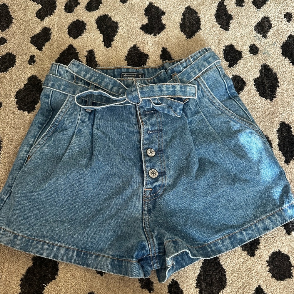 Abercrombie Denim Blue Women's Shorts